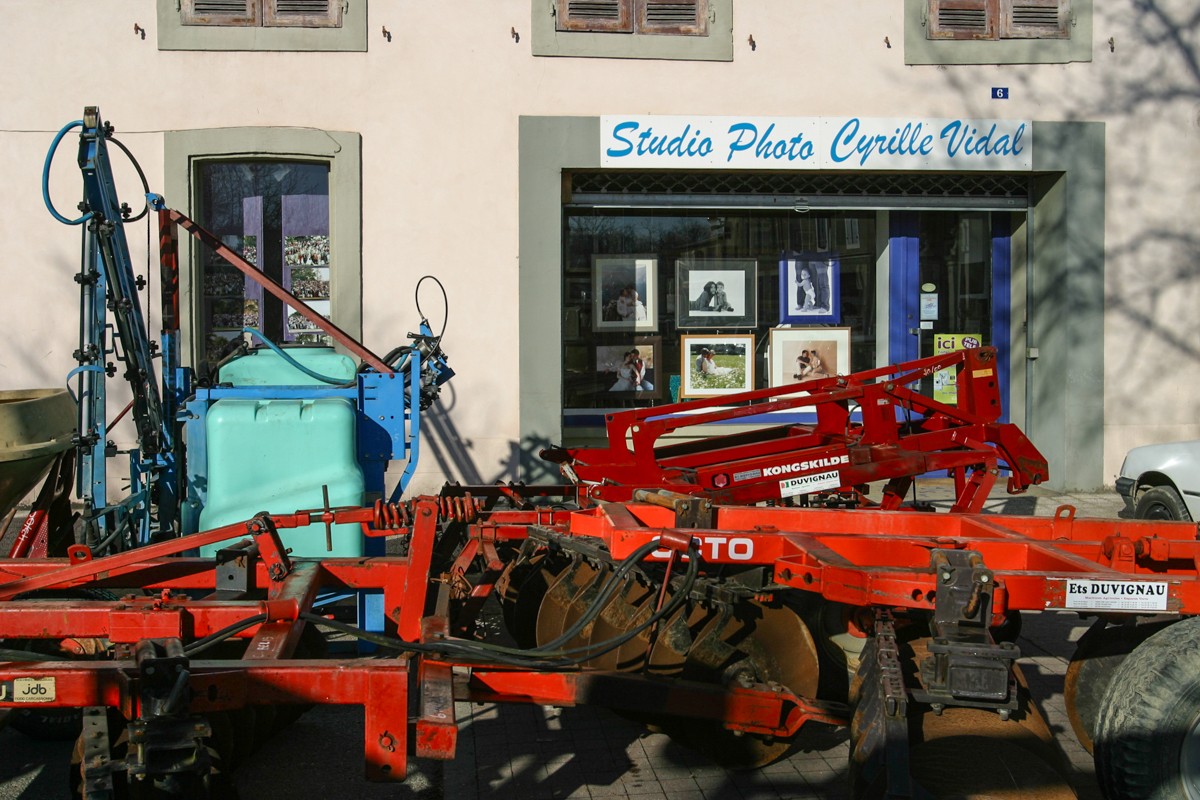 Premier magasin de 1999 à 2006 à Barcelonne-du-Gers, ici pendant la foire agricole.