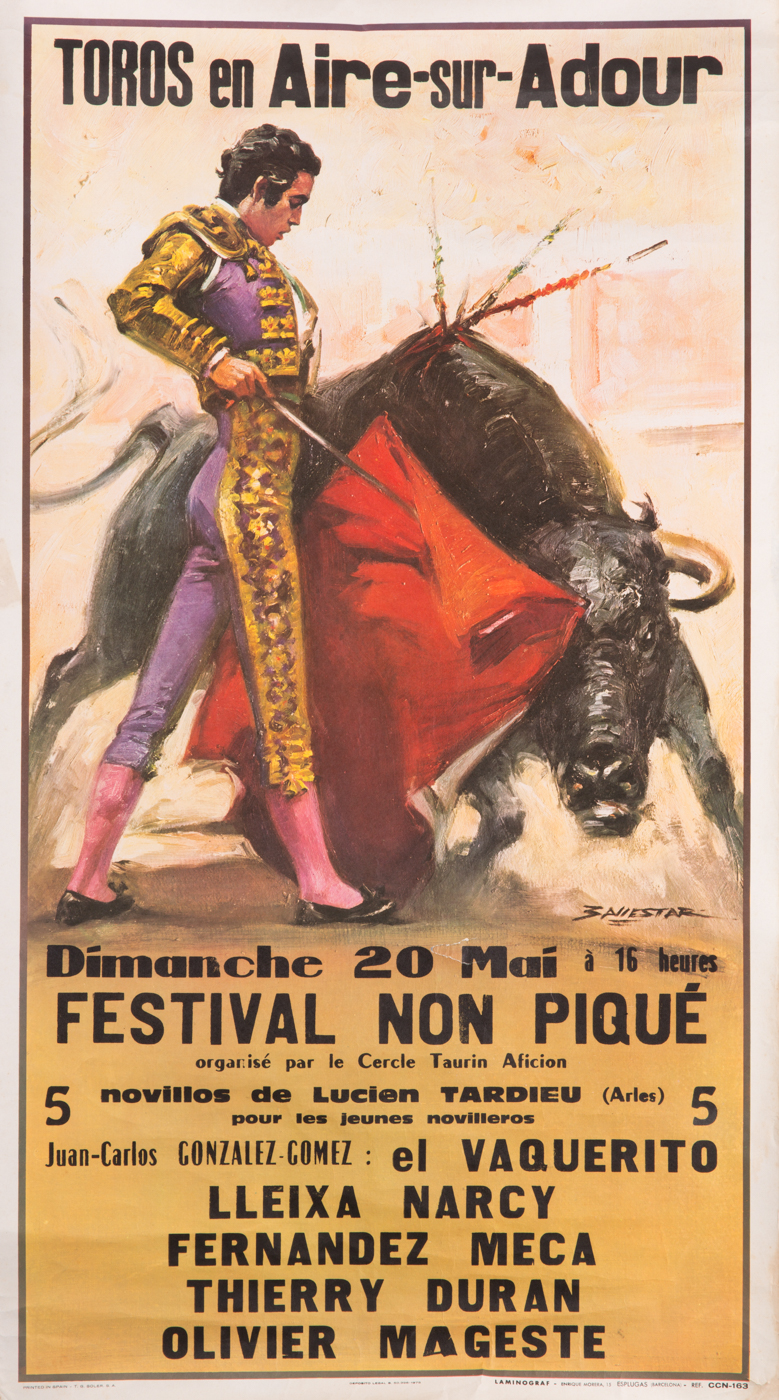 Affiches taurines Aire sur l'Adour