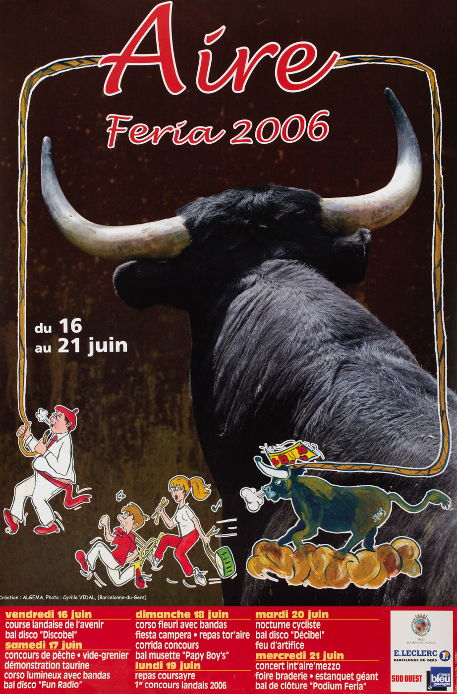 Affiches taurines Aire sur l'Adour
