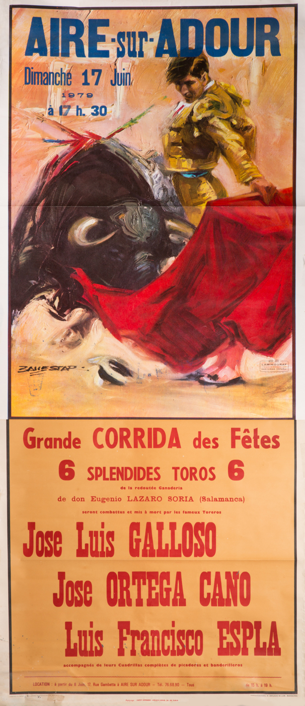 Affiches taurines Aire sur l'Adour