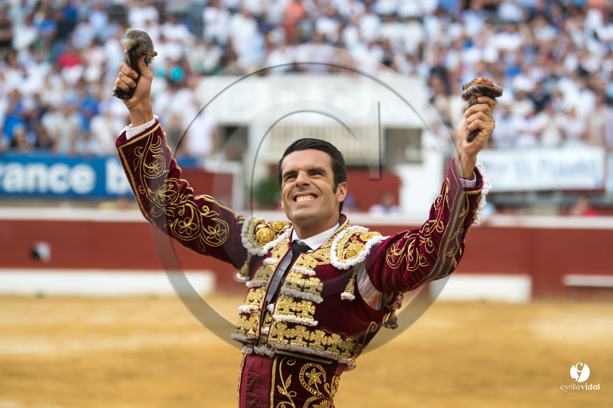 Mont-de-Marsan corrida de la Quinta pour Juan Bautista - Emilio de Justo - Thomas DUFAU