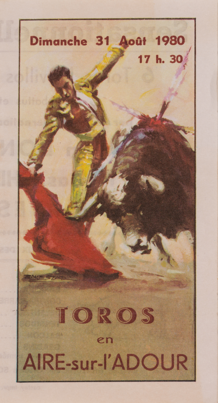 Affiches taurines Aire sur l'Adour