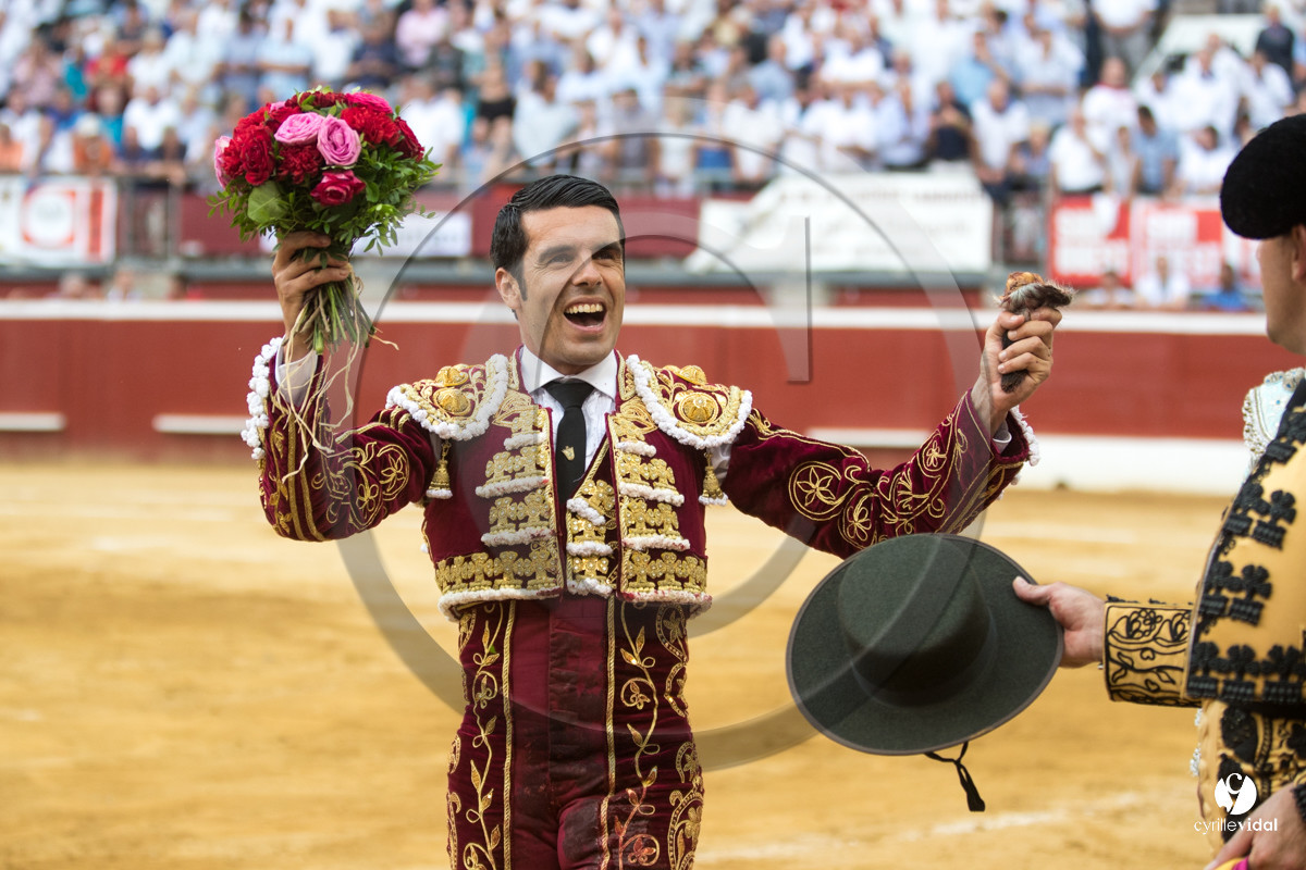 Mont-de-Marsan corrida de la Quinta pour Juan Bautista - Emilio de Justo - Thomas DUFAU