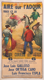 Affiches taurines Aire sur l'Adour