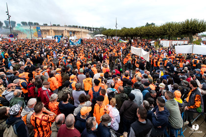 Manifestation chasses traditionnelles à Mont-de-Marsan
